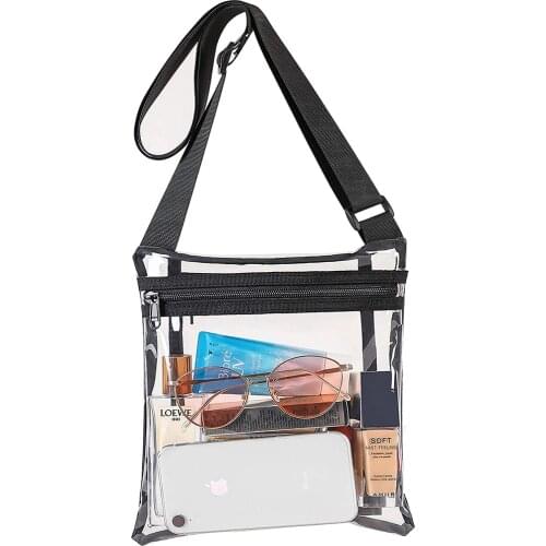 Clear Bag Stadium Approved Clear Concert Purse with Inner Pocket Swimming Bag