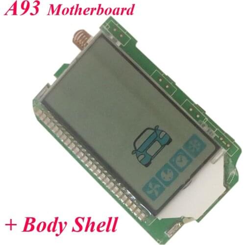 A93 Vertical LCD Remote Control Keychain for Russian StarLine A93 Car Alarm System Key Fob