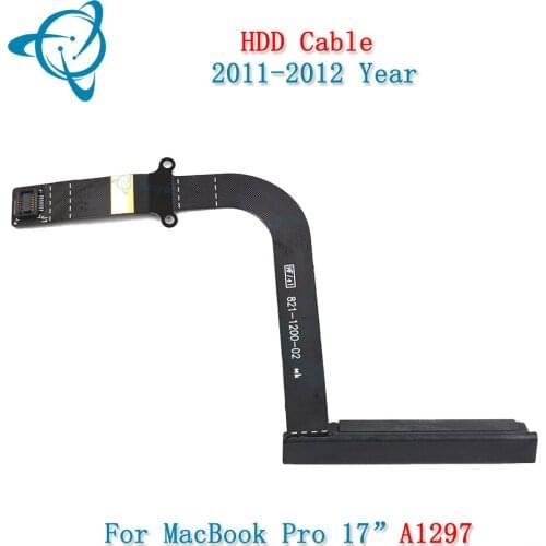 Shenyan Genuine New HDD Cable for 17" Apple MacBook Pro A1297 821-1200-02 821-1200-A HDD Flex Cable 2011 year EMC 2352-1 EMC 256