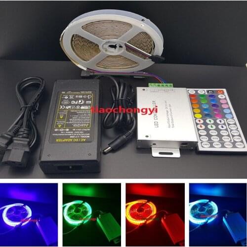 5M 5050 RGB 600LED LED Strip light + 24A 44key IR Remote Controller +8A Power