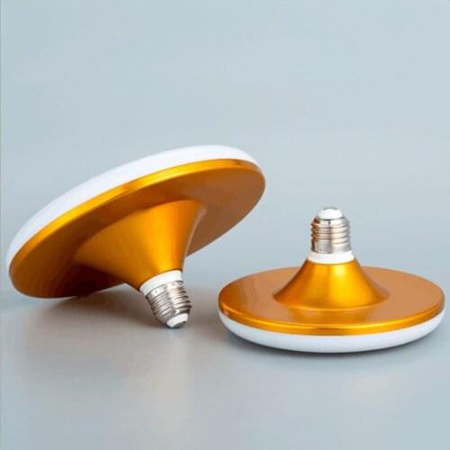 LED Flying Saucer Light Lamp New White Light Tri-proof UFO Bulb E27 Spiral Stall Night Market Highlight Energy-Saving Lamp