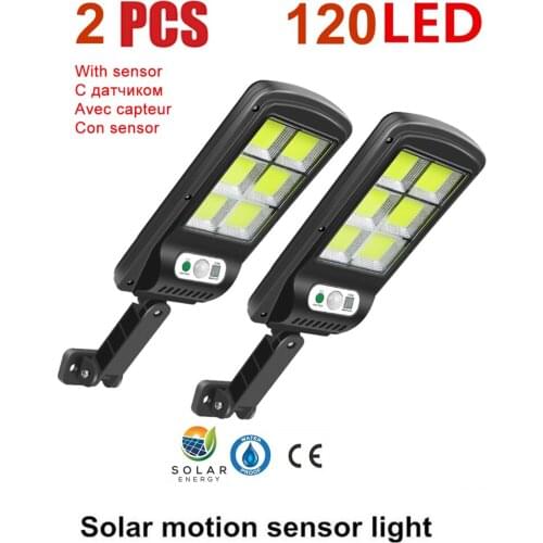 2pcs tabular oblong LED Solar lights Lamps Outdoor Solar Garden wall Light Lawn Lamp For Courtyard Garden Balcony motion sensor