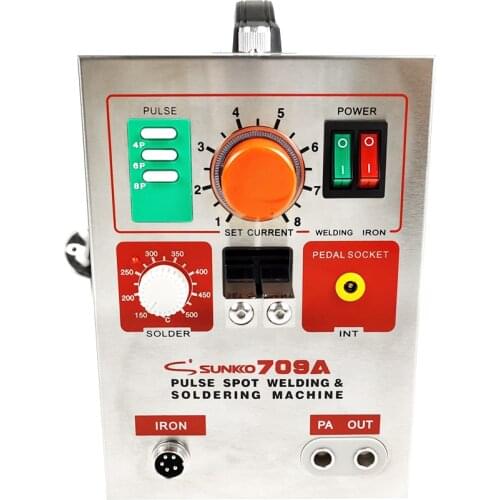 3.2KW SUNKKO 709A Battery Spot Welder With HB-70B Welder Pen For 18650 WELDING STATION Spot Welding Machine 220V /110V S709a
