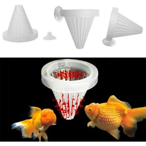 5Pcs/Set Portable New Style Aquarium Fish Tank Feeder Food Blood Worm Cone Funnel Feeding Tool Pet Supplies Accessories