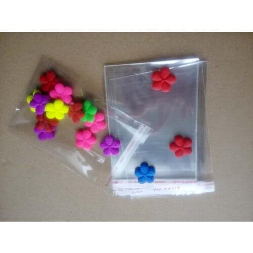 500PCS Clear Resealable Cellophane/BOPP/Poly Bags Transparent Opp Bag Packing Plastic Bags Self Adhesive Seal for gift
