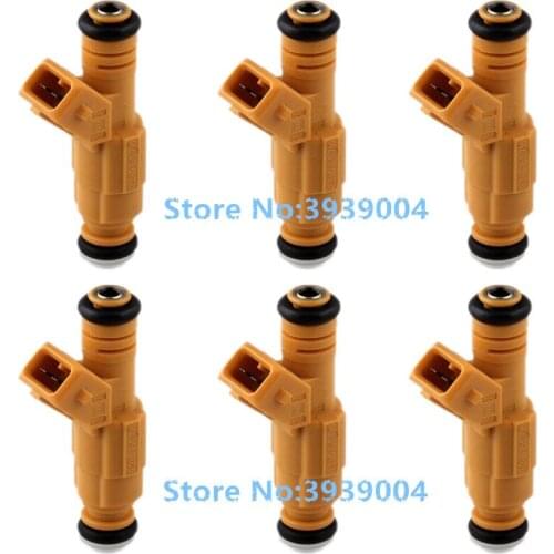 6PCS/Set Fuel Injectors For JEEP Cherokee Grand Cherokee Wrangler Comanche 1987-1998 4.0L REPLACE 0280155710 0280155700