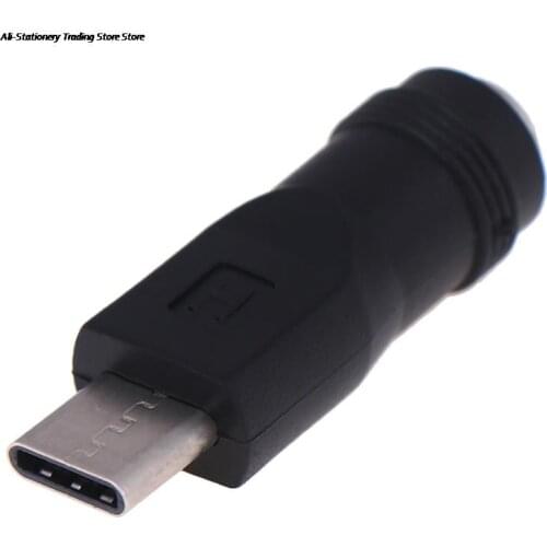 DC Power Adapter Converter Type-C USB Male to 5.5x2.1mm Female Jack Connector for Laptop Notebook Computer PC