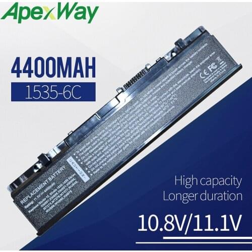 4400mah battery for Dell Studio 1535 1536 1537 1555 1557 1558 PP33L PP39L 312-0701 312-0702 A2990667 KM958 KM965 MT264 WU946