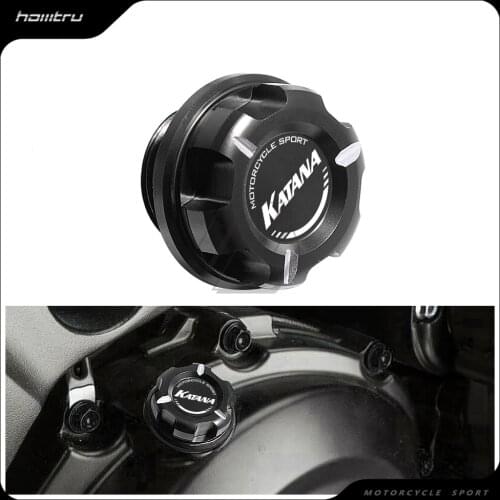 Motorcycle Accessories Engine Cover Filler Oil Cap Case for Suzuki KATANA 2019-2021
