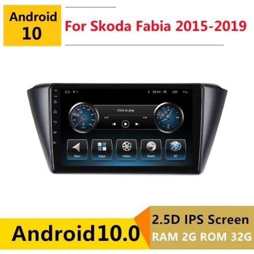 2G RAM Android car stereo for Skoda Fabia 1 2 2015 2016 2017 2018 2019 radio navigation GPS Multimedia Player headunit