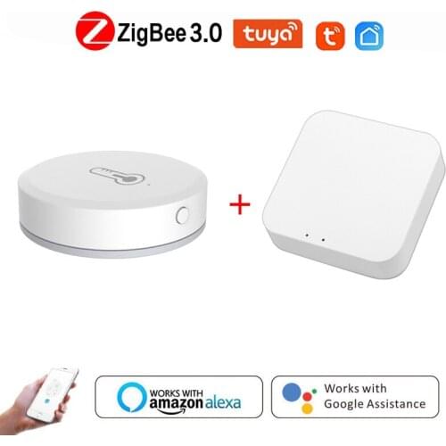 Tuya Zigbee Wireless Temperature Humidity Sensor For Smart Home Kit Temperature Humidity Sensor Work With Alexa And Google Home