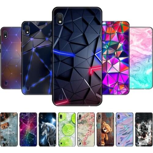 For Samsung A10 Case Soft Silicon Back Cover Phone Case For Samsung Galaxy A10 GalaxyA10 A 10 SM-A105F A105 A105F black tpu case