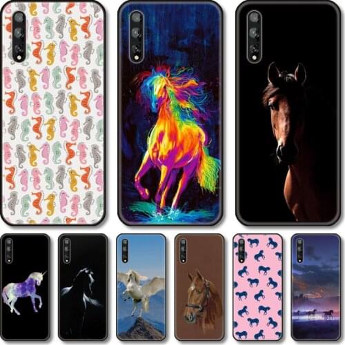 Cool horse Phone Case For Huawei Y 5 6 7 8 9 A P S Pro 2020 2019 Black Shell Cover