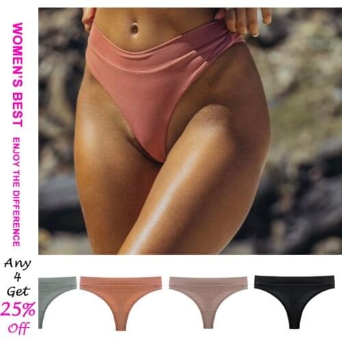 French Lingerie Cotton Sexy Bikini Thongs Fitness Breathable Broadside Europe and Middle Waist Movement Female Underwear