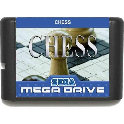 Chess 16 bit MD Game Card For Sega Mega Drive For Genesis