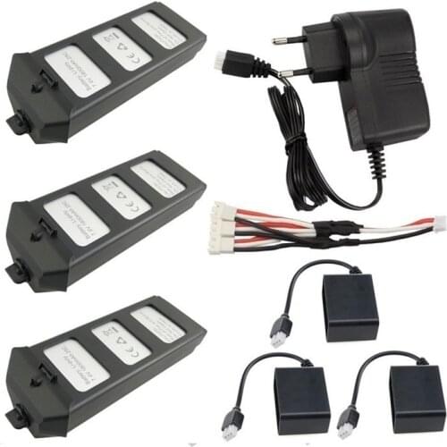 Quick Charge Battery Charger sets For MJX R/C Bugs 5W B5W 7.4V 1800mAH Lipo Battery For JJRC X5 Pro RC Quadcopter spare parts