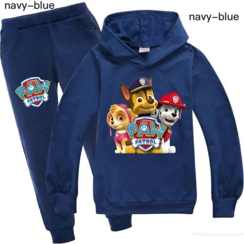 Boys Girls Clothing Set Kids PAW PATROL Hoodie Pants Suit for Sports Suits Tracksuits Toddler Children Clothes Set 2-15Year
