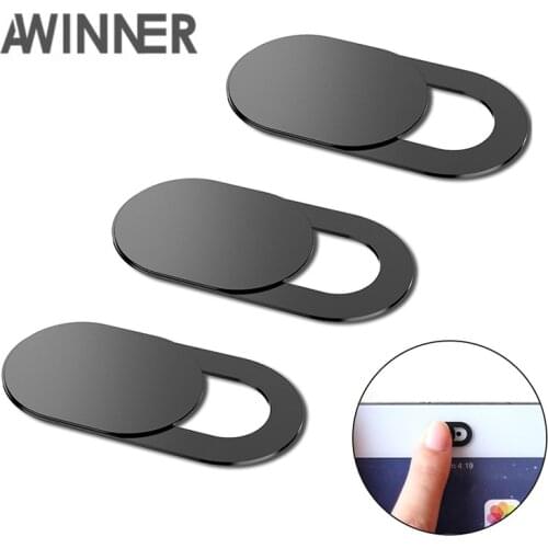 AWINNER WebCam Cover Shutter Magnet Slider Plastic For iPhone Web Laptop PC For iPad Tablet Camera Mobile Phone Privacy Sticker