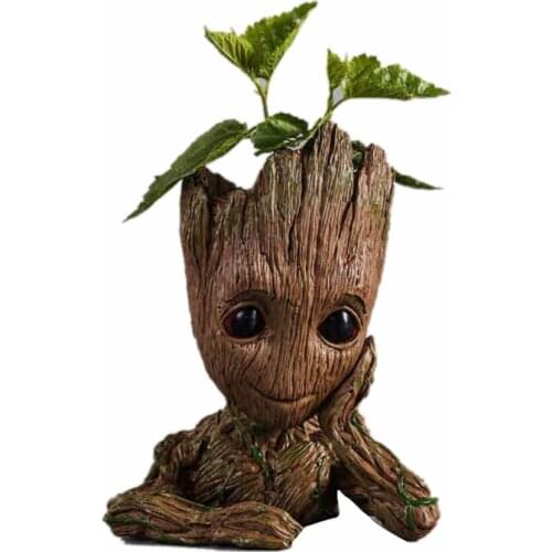 Cute Half Body Stand For Bonsai Plant Home Garden Supplies Decorative Pots Planters Flower Pot Decoration Flowerpot Planter Toy