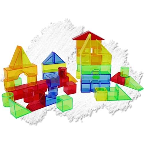 New Design Montessori Kids Educational Intellective Teaching Block Toy Logic Geometric Professional Pre-School Learning Tools