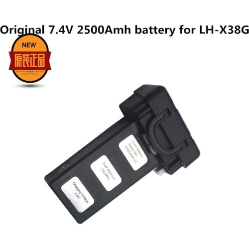 Original Part 7.4V 2500mah Battery for LH-X38G remote control Drone spare parts airplane standby Battery