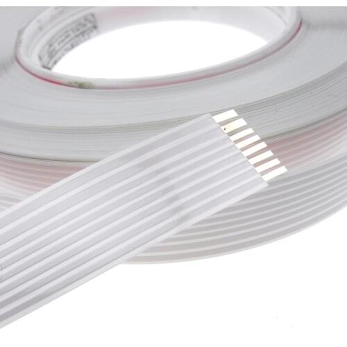 Factory hot sale 1-100m flat airbag ffc cables 8pin 17mm width for car renault megane II