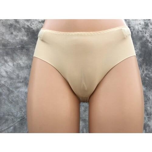 Lifelike Fake Vagina Silicone Abalone Type Vagina Crossdresser drag Queen Vagina Thong Yes or No Catheter device Two Types