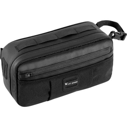 Cycling Bicycle Front Basket Handlebar Bag Pannier Waterproof Multifunctional Fashion Men Shoulder Bags With Adjustable Kind