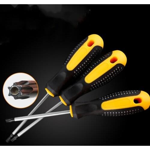 T5-T30 Torx screwdriver set magnetic Pozidriv Hexagon Interface Socket turn screw Non-slip Chrome vanadium steel repair tool