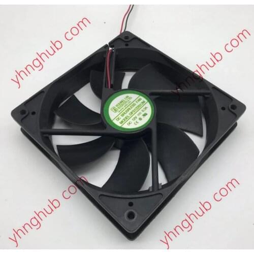 Young Lin DFS122512M DC 12V 0.30A 120x120x25mm 2-wire Server Square Fan