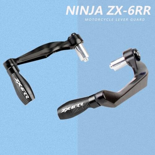 ZX6RR For Kawasaki Ninja ZX-6RR 2003-2006 Motorcycle Universal 7/8" 22mm Handlebar Grips Guard Brake Clutch Levers Handguard