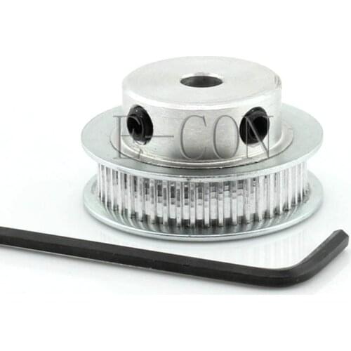 1pcs MXL48 Aluminum Timing Belt Pulley 48 Teeth 5mm/6mm/8mm/10mm/12mm/14mm/15mm/16mm/17mm Bore 7mm width Stepper Motor