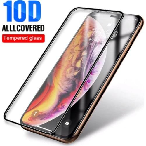 10D Full Cover Anti-reflection Anti-fingerprint Tempered Glass Phone Screen Protector Film for iPhone 11 Pro Max