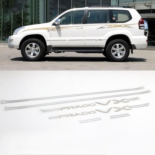 3M fj120 Car Body Sticker Trim For Toyota Land Cruiser Prado 120 2003 2004 2005 2006 2007 2008 2009 Accessories