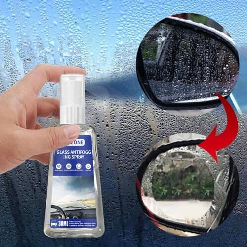 30ml/60ml Antifogging Windproof Car Window Mirrors Glasses Agent Waterproof Repair Spray Car Styling Accessories