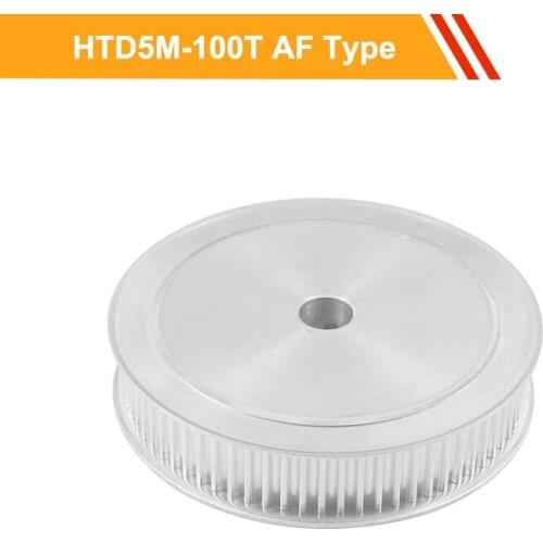 5M 100T Timing Pulley HTD5M Type Toothed Wheel Pulley 16mm/21mm Belt Width 16/19/20mm Bore Motor Belt Pulley for Laser Machine