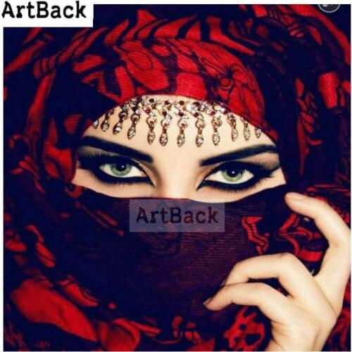 Diamond painting woman picture full square diamond mosaic religious female full drill round diamond embroidery