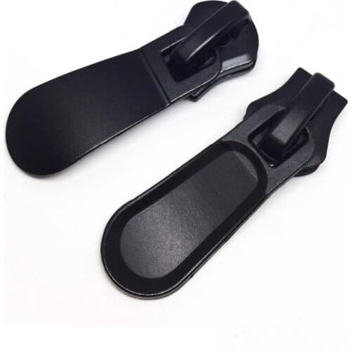 4pcs No.15# Zipper slider for Resin Zippers Waterproof metal Zipper Head Pendant Spoon shape Zipper Puller DIY Accessories Craft