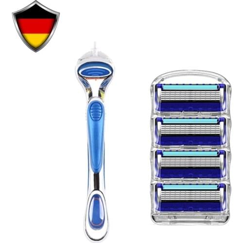 Gillette Fusion PROGLIDE Razor Blades Professional Germany Imported Blade Men Face Hair Shaving Tool Comfortable 5-layer Blades