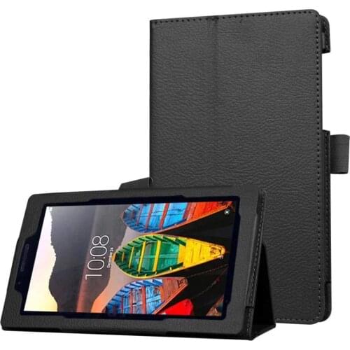 Litchi PU leather stand cover For Lenovo Tab 3 7 essential 710F 710M 710X tablet case for lenovo TB3-710F TB3-710M Magnet cover