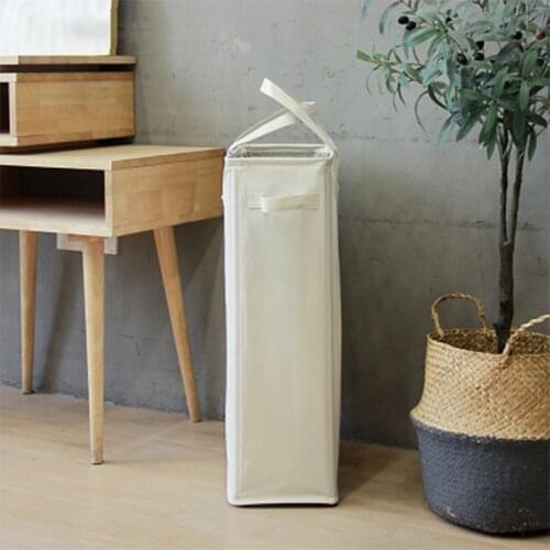 New Slim Laundry Hamper Handles narrow Fold laundry Hamper Thin Dirty Clothes Basket Laundry Bag Collapsible Laundry my Basket