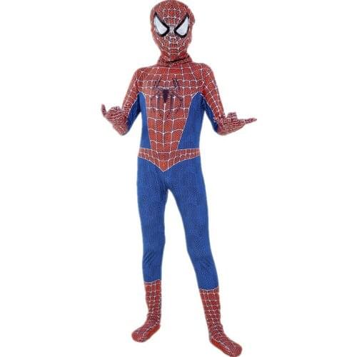 Childrens Halloween Avengers Superhero Boy Spiderman Cosplay Costume