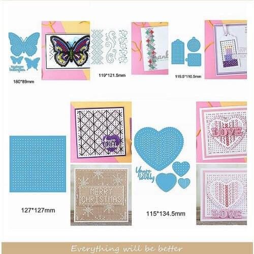 Square Round Butterfly Heart Lace Flower Letter Words Metal Cutting Dies 2020 New Handcraft Make Cards Embossing Paper Dies 2020