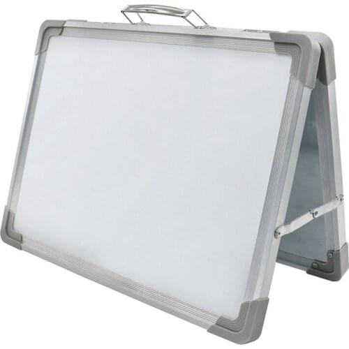 Magnetic Desktop Foldable Whiteboard Mini Easel Double Sided with Holder for Kid 1XCE