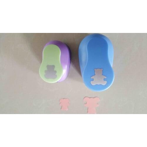 2pcs(3.8cm,2.5cm) bear shape craft punch set Punch Craft Scrapbooking school Paper Puncher eva hole punch free shipping