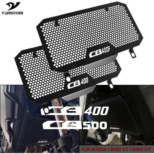 New For Honda CB400F CB400X Motorcycle Aluminum Radiator Grille Guard Cover Protector CB400 CB500 X F 2013-2015 CB500F CB500X