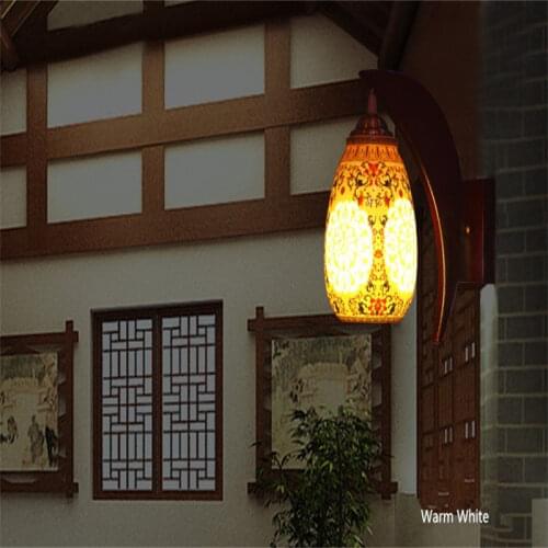New arrival sconce Hot sale wall lamp ceramic vintage wall light handmade high quality novelty bathroom light lampada