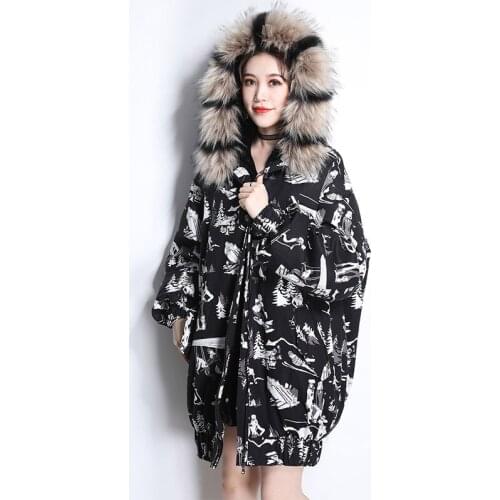 New Winter Faux Fur Parka For Women With Hood Long Sleeve Detachable Rex Rabbit Fur Liner Parkas Fur Lined Parka Luxury Jacket