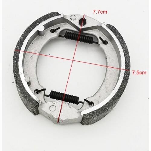 Wholesale 80mm front drum brake shoes for ebike,TB50 small/big drum brake pads for electric scooter