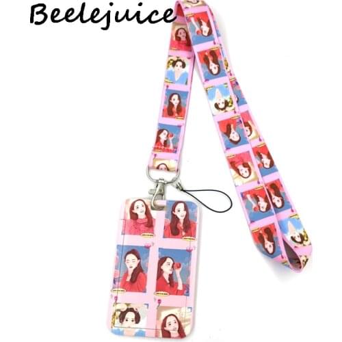 Lovely Cartoon Cute Girl Original Neck Strap Lanyard keys lanyard card ID Holder Jewelry Decorations Key Chain Accessories Gifts